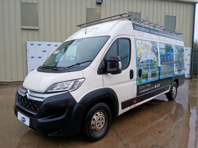 2021 CITROEN RELAY 35 HVY L4H2 ENT BHD  for sale at Copart CHESTER