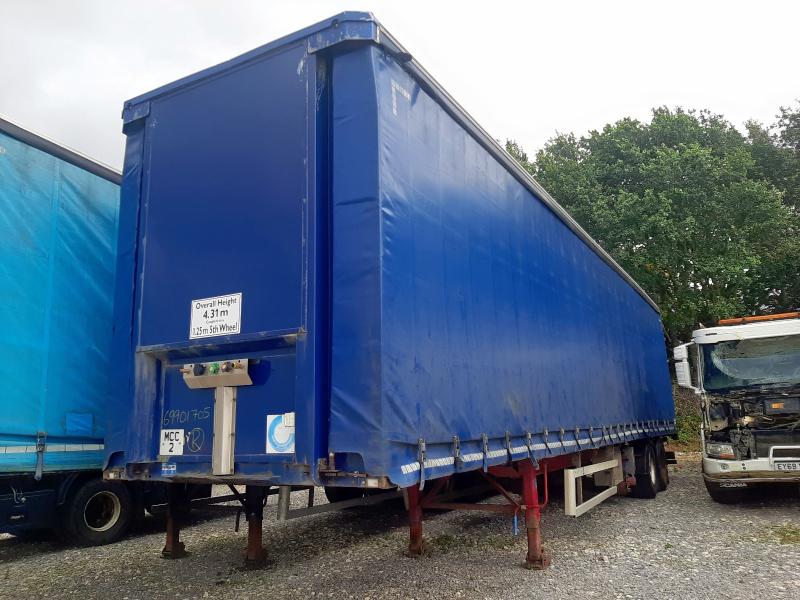 2016 TRAI TRAILER for sale at Copart SANDTOFT