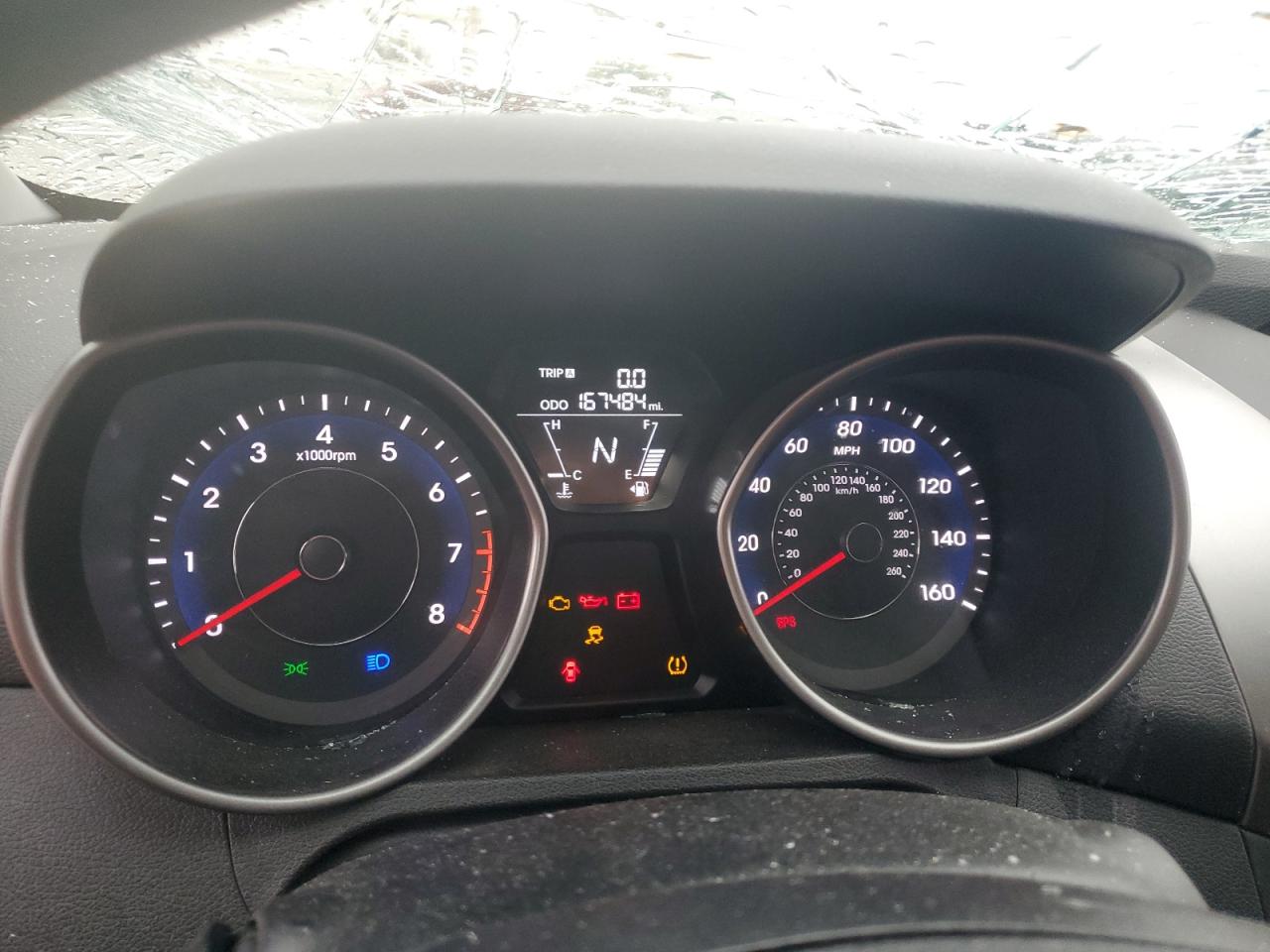 2013 Hyundai Elantra Gls VIN: 5NPDH4AE9DH158843 Lot: 82065685