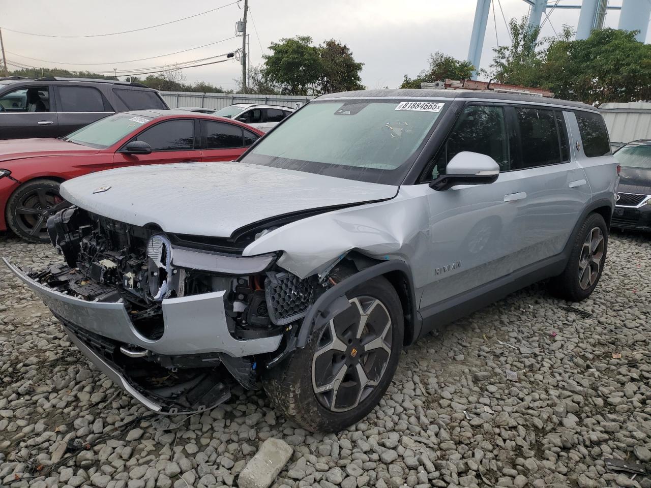 2024 Rivian R1S Adventure silver null electric 7PDSGBBA7RN044317 photo #1