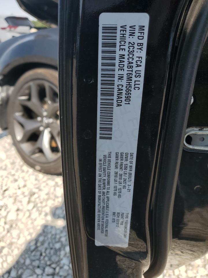 2021 Chrysler 300 S VIN: 2C3CCABT6MH566901 Lot: 80033495