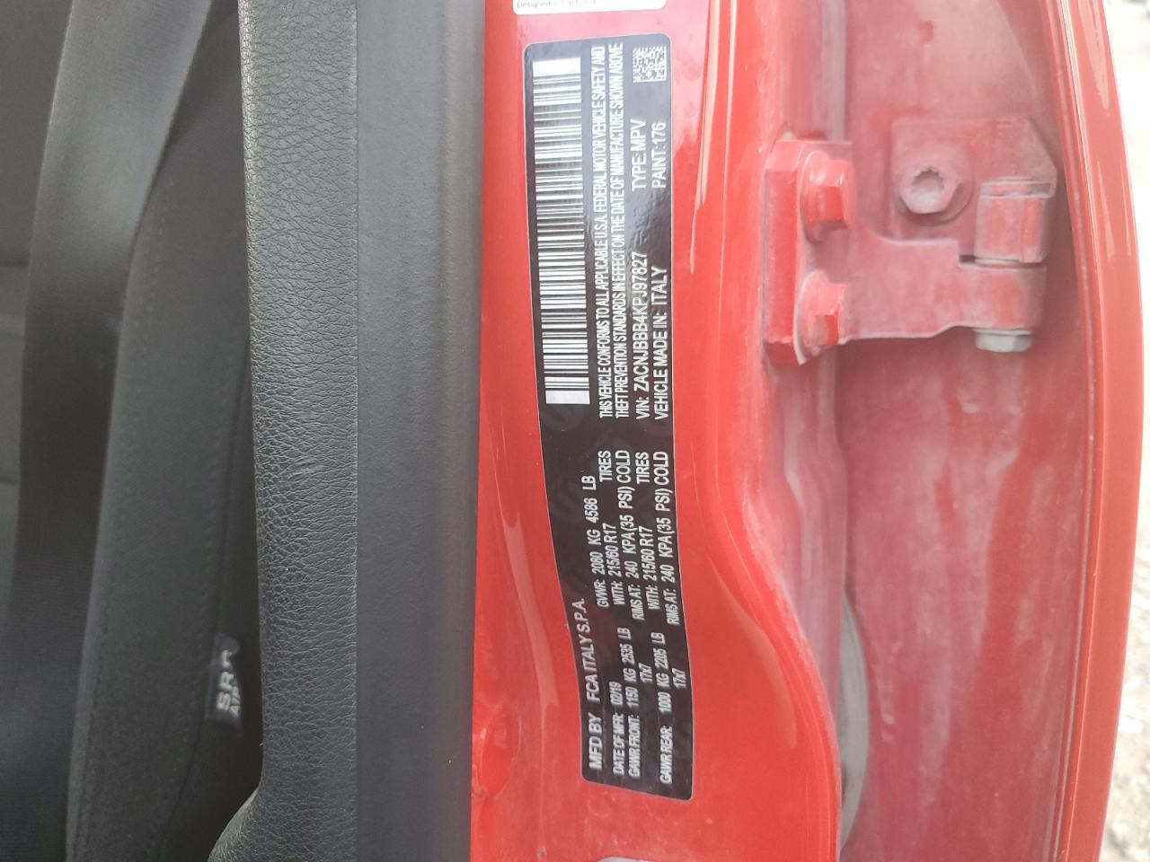 2019 Jeep Renegade Latitude VIN: ZACNJBBB4KPJ97827 Lot: 71012275