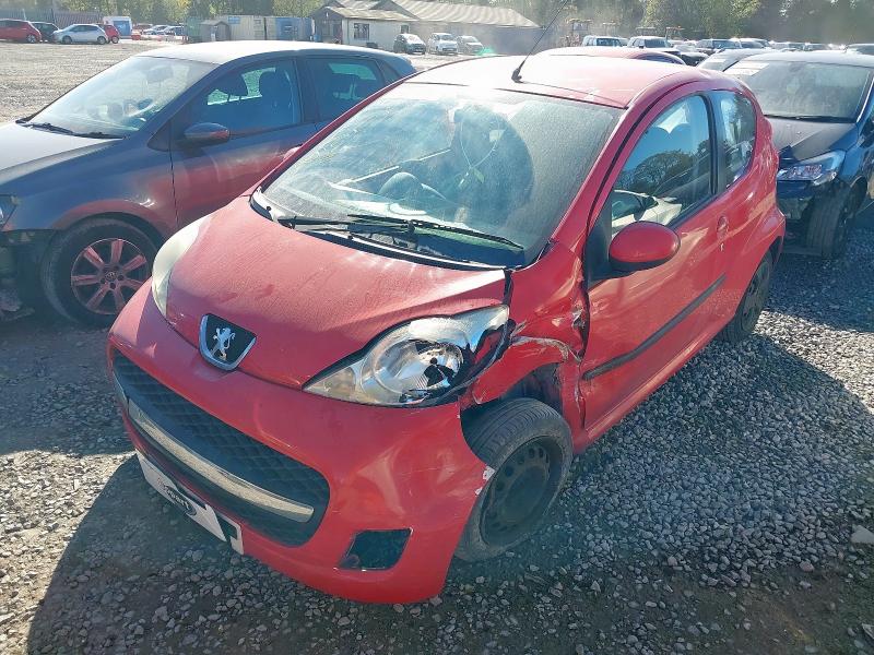2010 PEUGEOT 107 1.0 URBAN 3DR for sale at Copart WOLVERHAMPTON