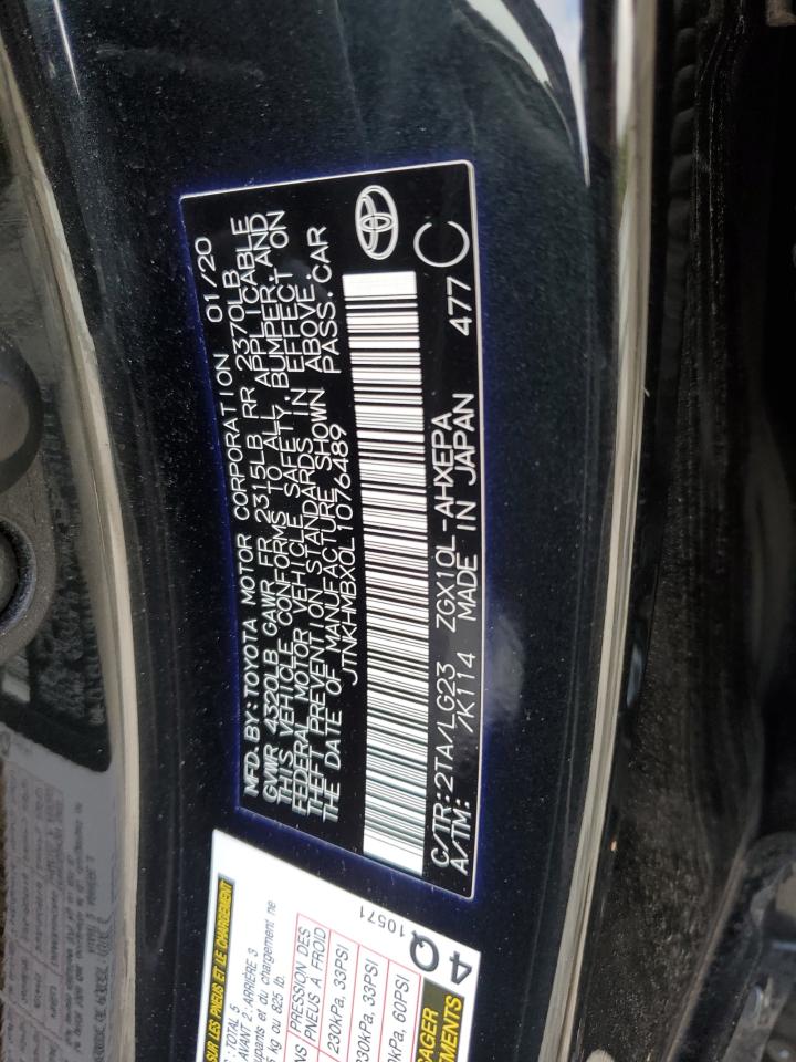 2020 Toyota C-Hr Xle VIN: JTNKHMBX0L1076489 Lot: 83942965