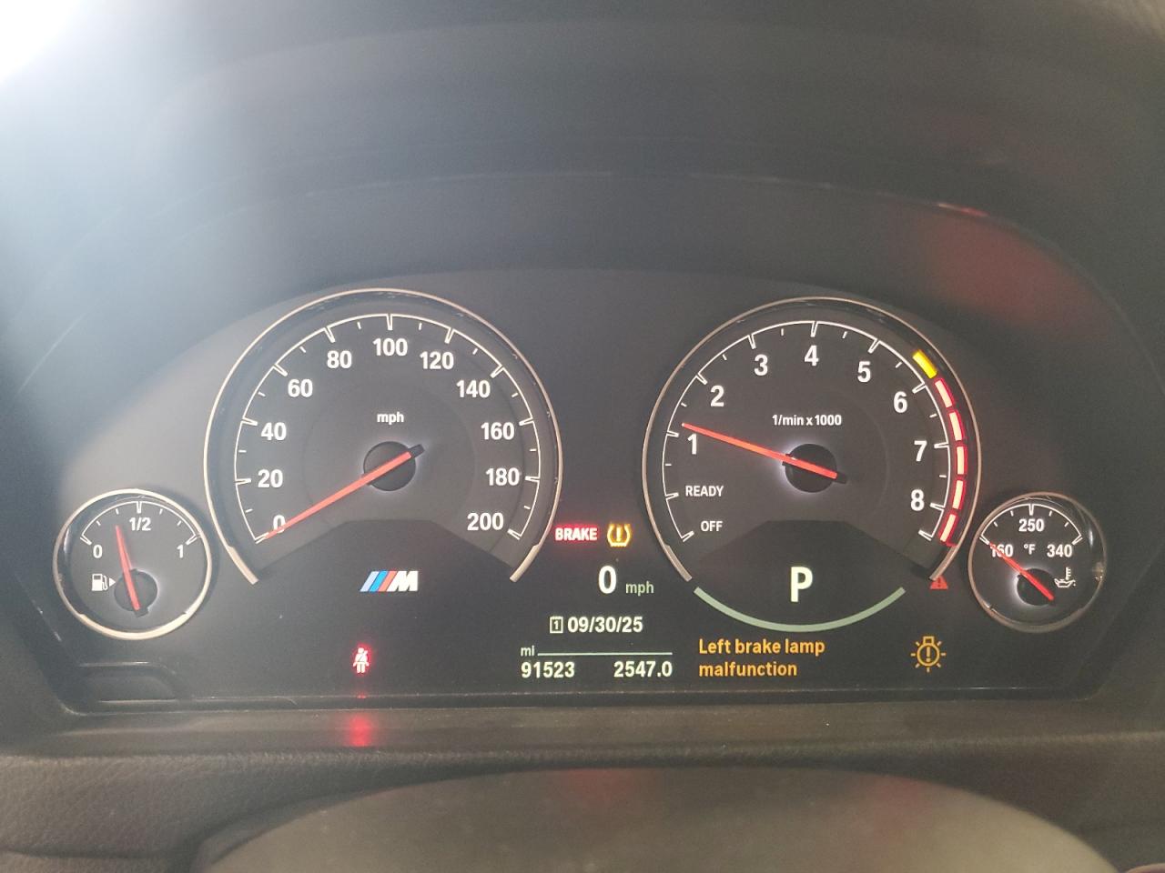 2015 BMW M3 VIN: WBS3C9C51FP803523 Lot: 81954295