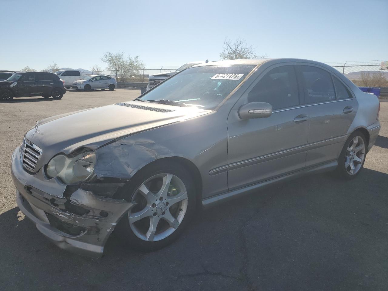 2007 Mercedes-Benz C 230 grey null gas WDBRF52H97F894396 photo #1