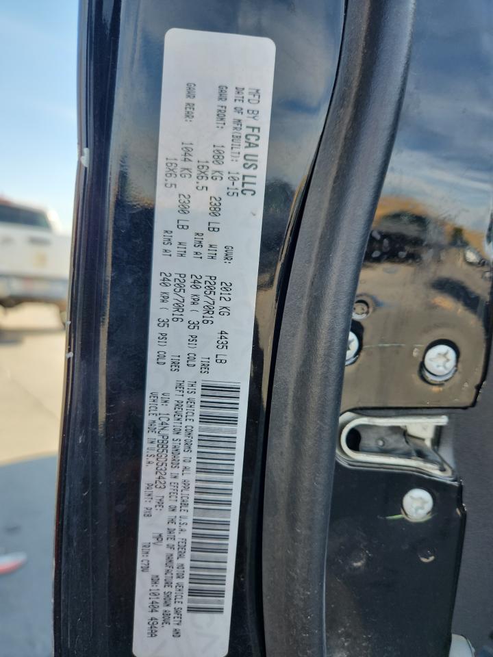 2016 Jeep Patriot Sport VIN: 1C4NJPBB5GD532423 Lot: 72030635