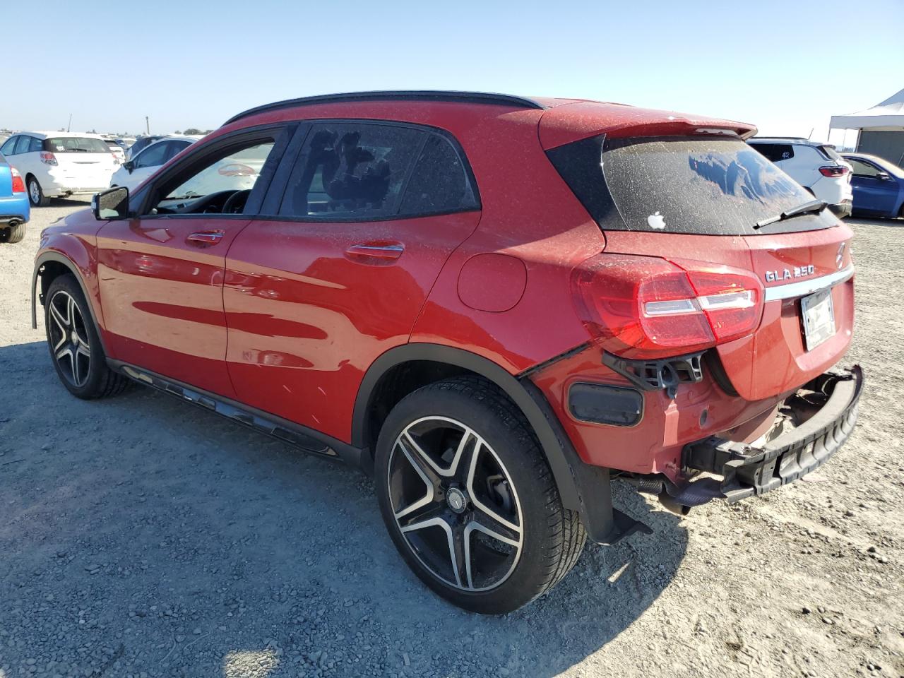 2017 Mercedes-Benz Gla 250 4Matic red suv gas WDCTG4GB3HJ342856 photo #3