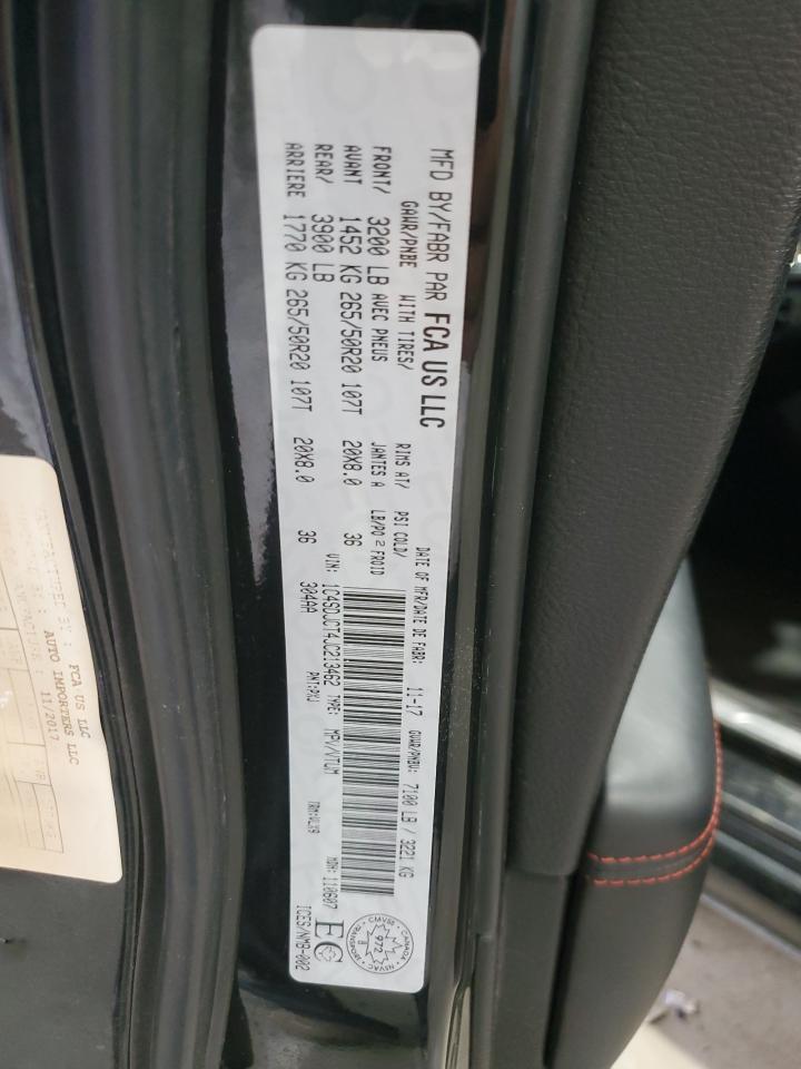 2018 Dodge Durango R/T VIN: 1C4SDJCT4JC213462 Lot: 71225385