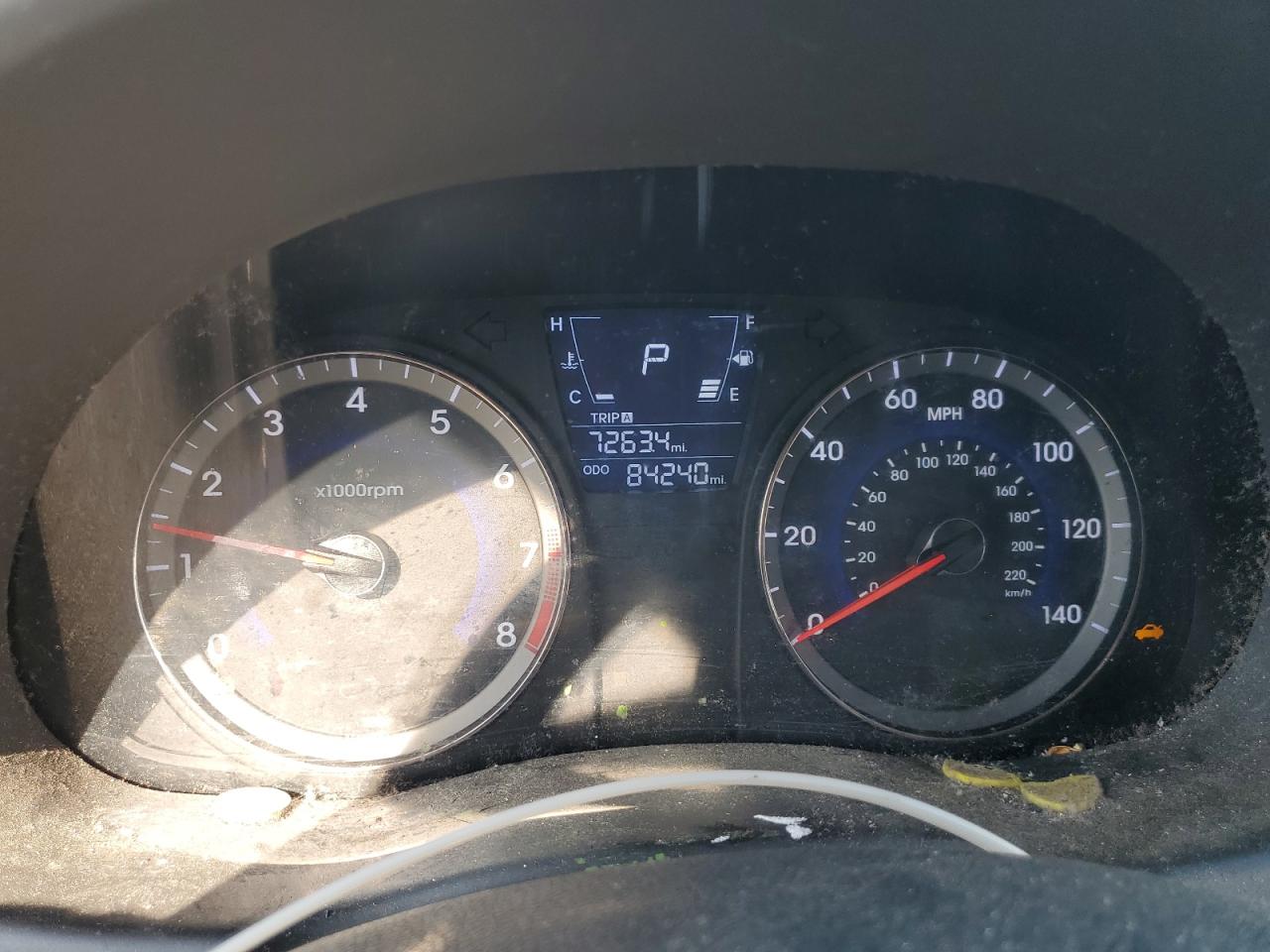 2013 Hyundai Accent Gls VIN: KMHCT4AE5DU542663 Lot: 80501905