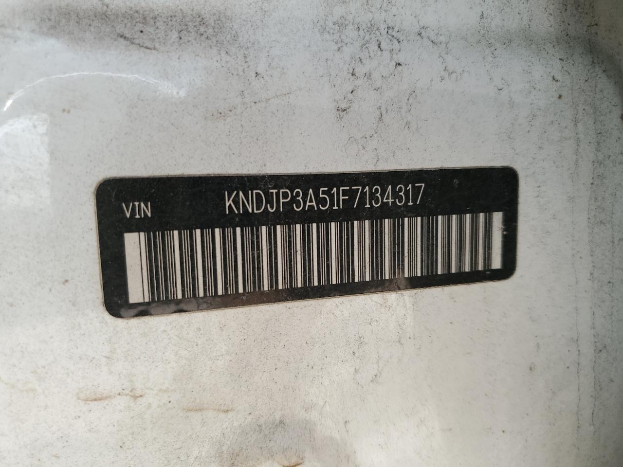 2015 Kia Soul + VIN: KNDJP3A51F7134317 Lot: 71736115