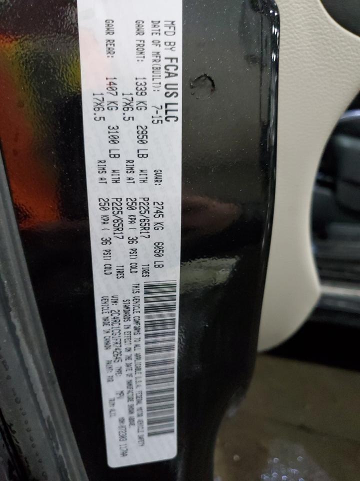 2015 Chrysler Town & Country Touring L VIN: 2C4RC1CG1FR742645 Lot: 83799915