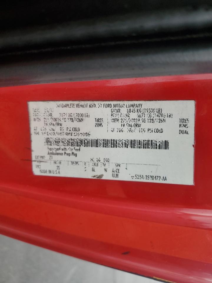 2017 Ford F550 Super Duty VIN: 1FD0X5HT4HED81059 Lot: 80292585