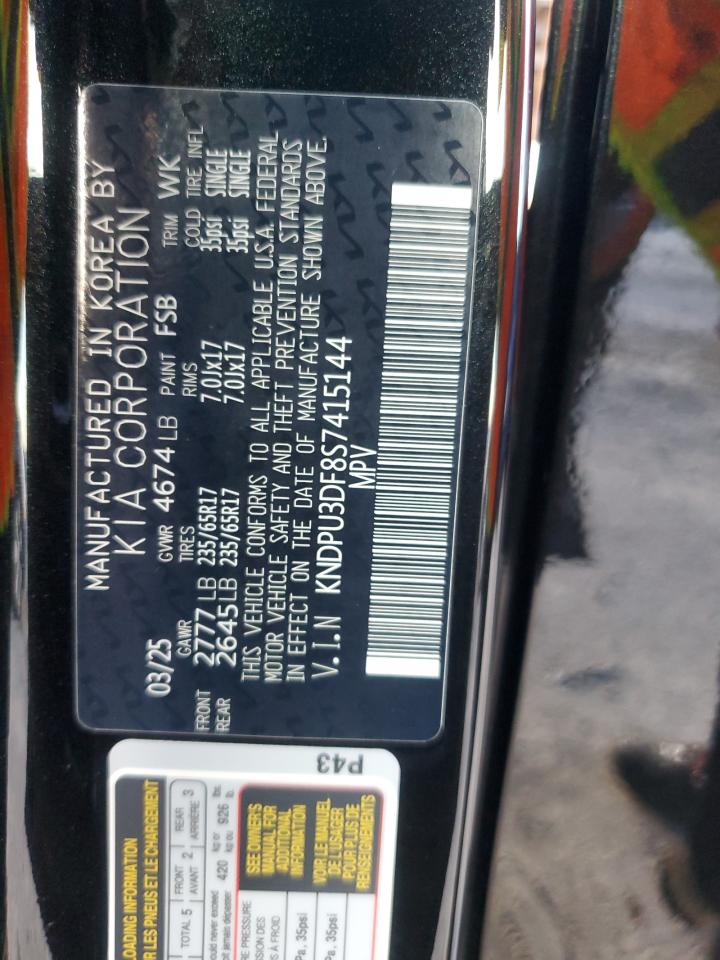 2025 Kia Sportage Lx VIN: KNDPU3DF8S7415144 Lot: 71720685