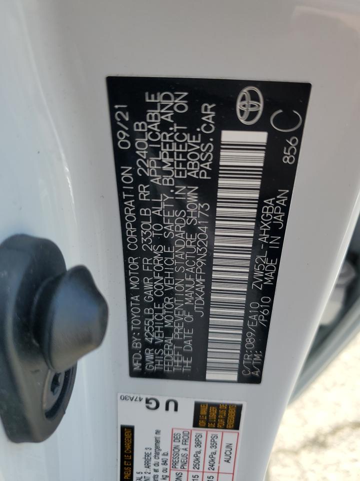 2022 Toyota Prius Prime Le VIN: JTDKAMFP9N3204173 Lot: 81602525