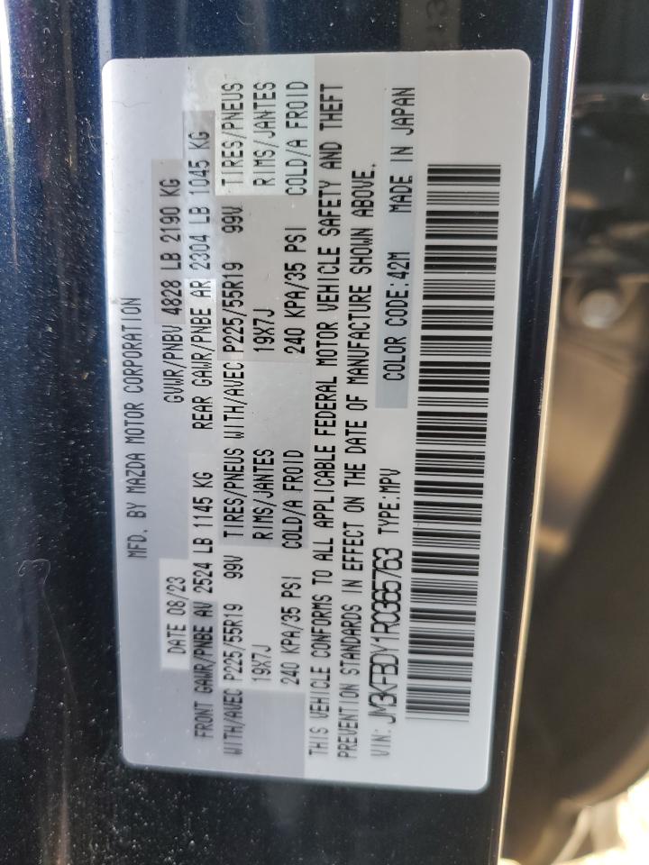 2024 Mazda Cx-5 Premium VIN: JM3KFBDY1R0365763 Lot: 80606225