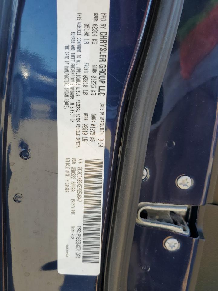 2014 Dodge Charger Se VIN: 2C3CDXBGXEH250647 Lot: 81567955