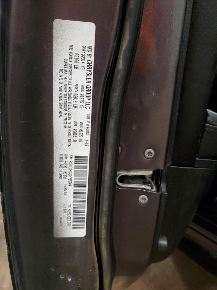 2013 Dodge Charger Sxt VIN: 2C3CDXHG7DH705704 Lot: 82070115