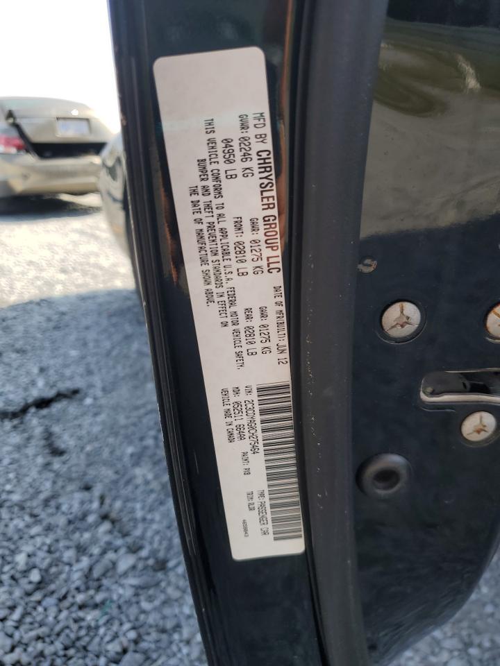 2012 Dodge Challenger Sxt VIN: 2C3CDYAG0CH275464 Lot: 81593045
