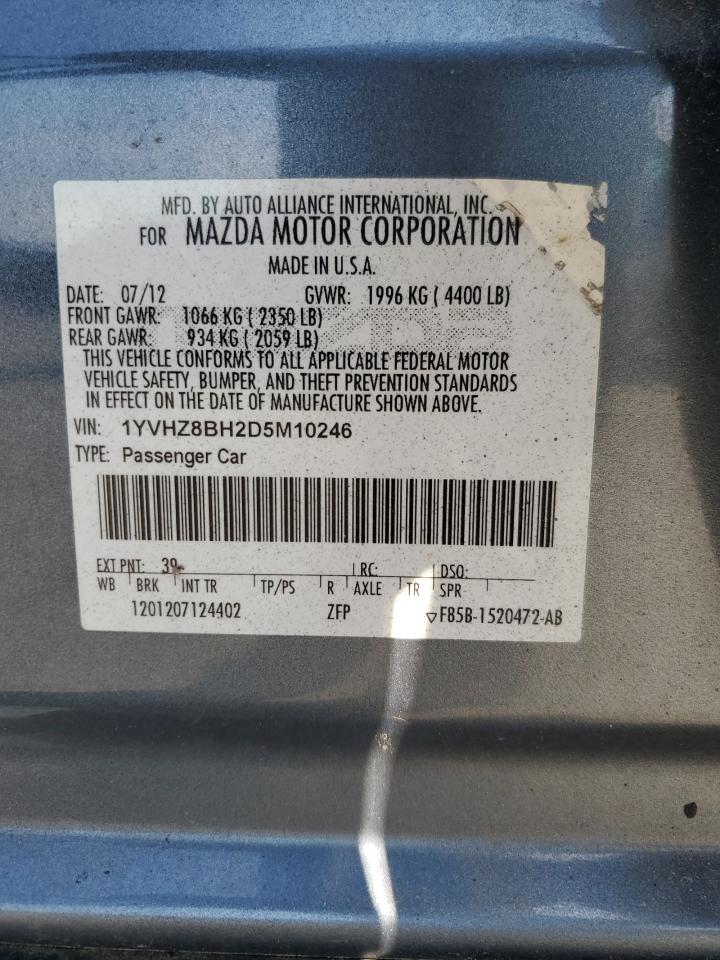 2013 Mazda 6 Sport VIN: 1YVHZ8BH2D5M10246 Lot: 82113285