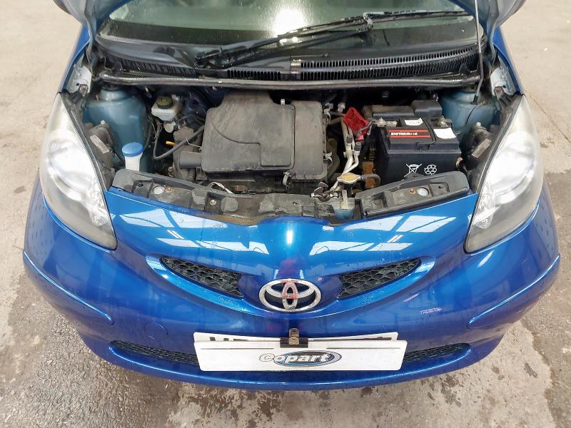 2007 TOYOTA AYGO BLUE