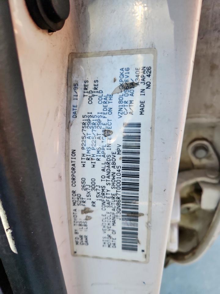 1996 Toyota 4Runner Sr5 VIN: JT3GN86R7T0001045 Lot: 81717805