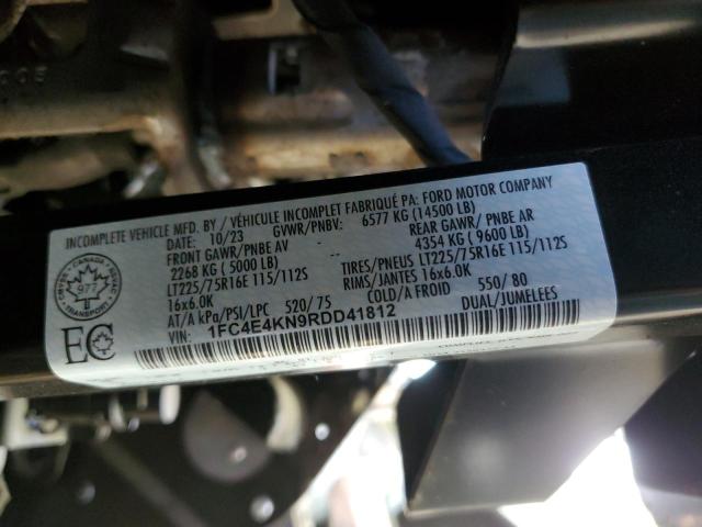 2024 FORD ECONOLINE E450 SUPER DUTY COMMERCIAL STRIPPED CHASSIS  