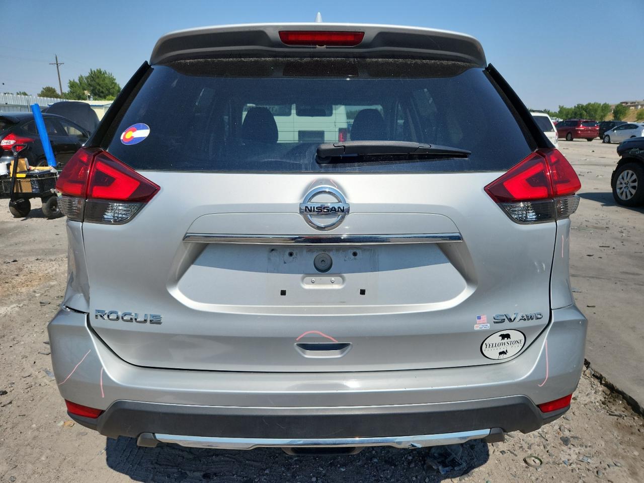 2017 Nissan Rogue Sv VIN: 5N1AT2MV0HC744913 Lot: 71498845