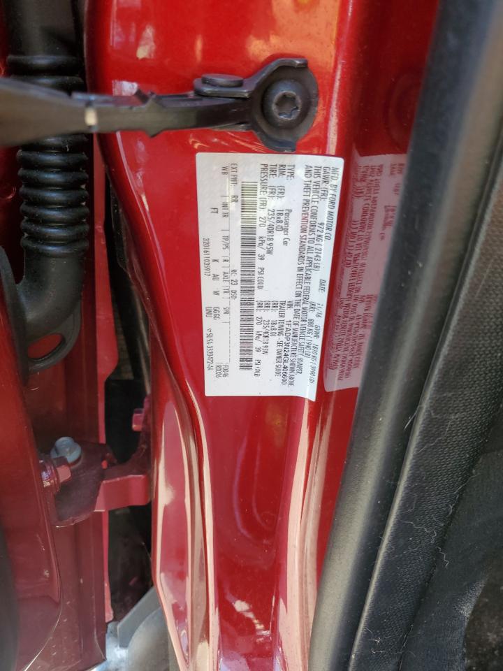 2016 Ford Focus Titanium VIN: 1FADP3N24GL406600 Lot: 80624115