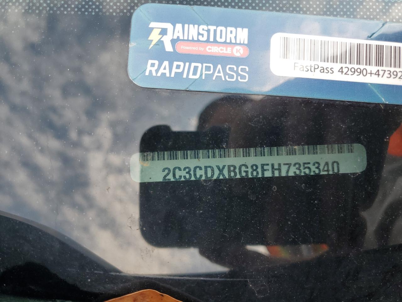 2015 Dodge Charger Se VIN: 2C3CDXBG8FH735340 Lot: 80207115