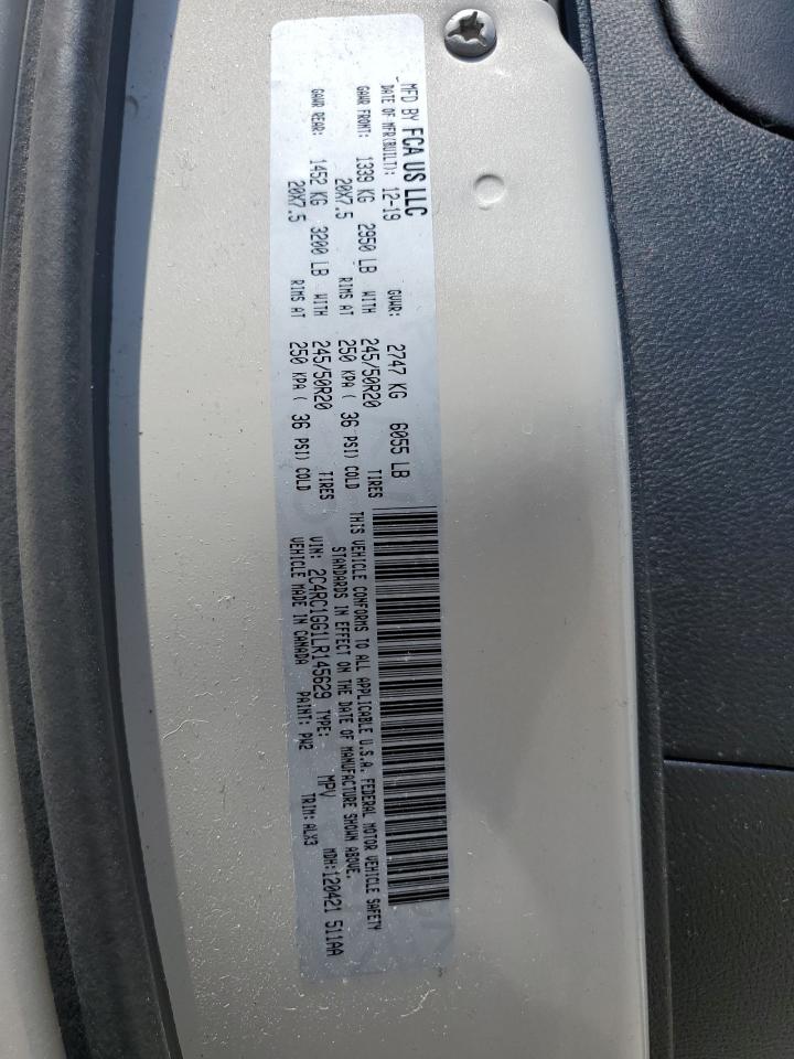 2020 Chrysler Pacifica Limited VIN: 2C4RC1GG1LR145629 Lot: 71434075