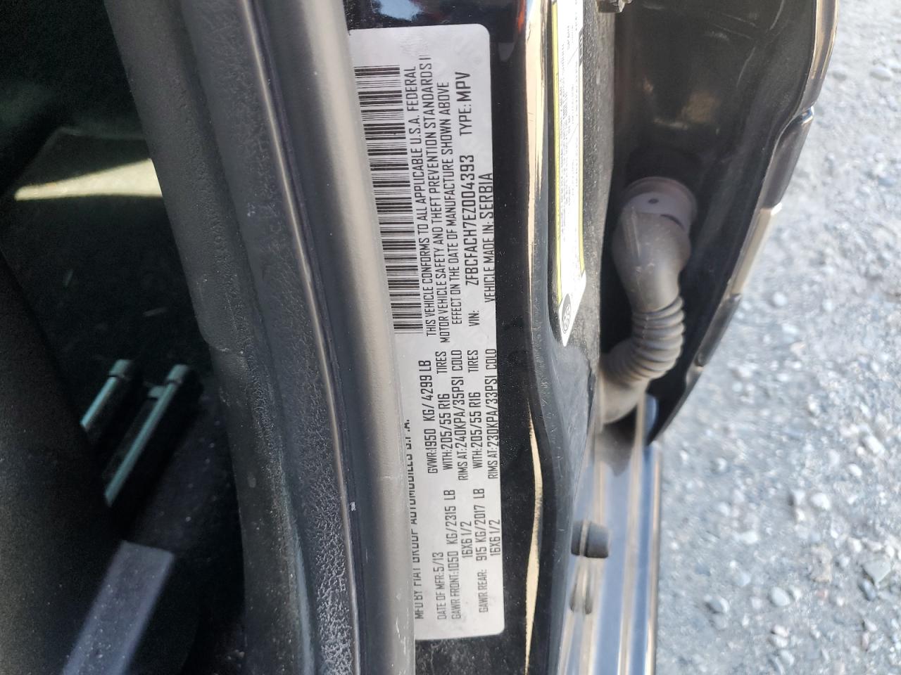 2014 Fiat 500L Lounge VIN: ZFBCFACH7EZ004393 Lot: 81686905