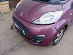 2012 PEUGEOT 107 ALLURE for sale at Copart PETERLEE