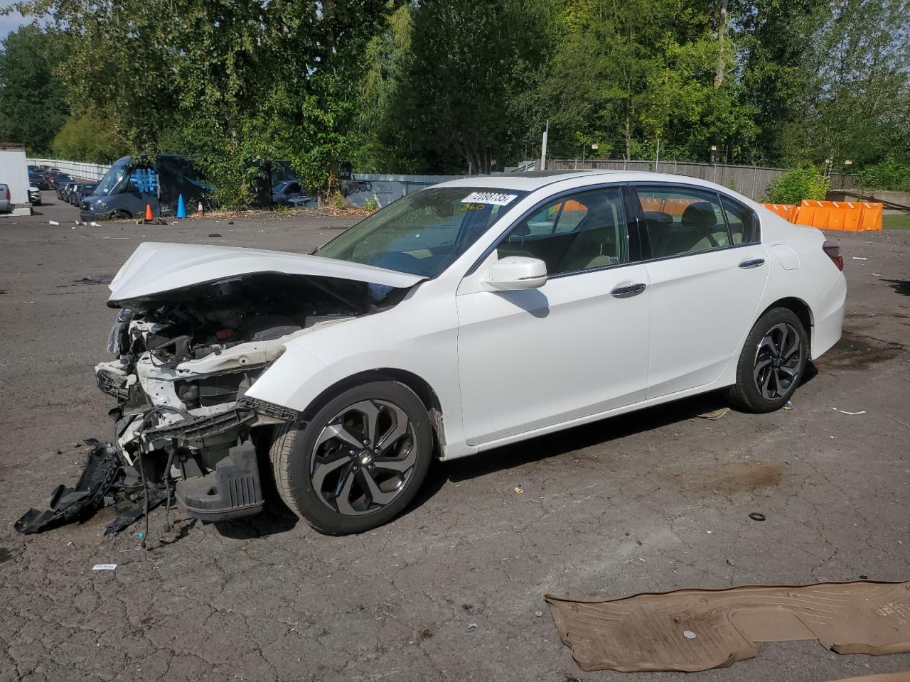 2016 Honda Accord Exl white null gasoline 1HGCR3F06GA002305 photo #1