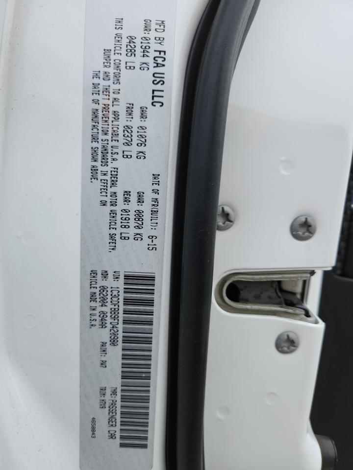 2015 Dodge Dart Sxt VIN: 1C3CDFBB9FD420980 Lot: 81727165