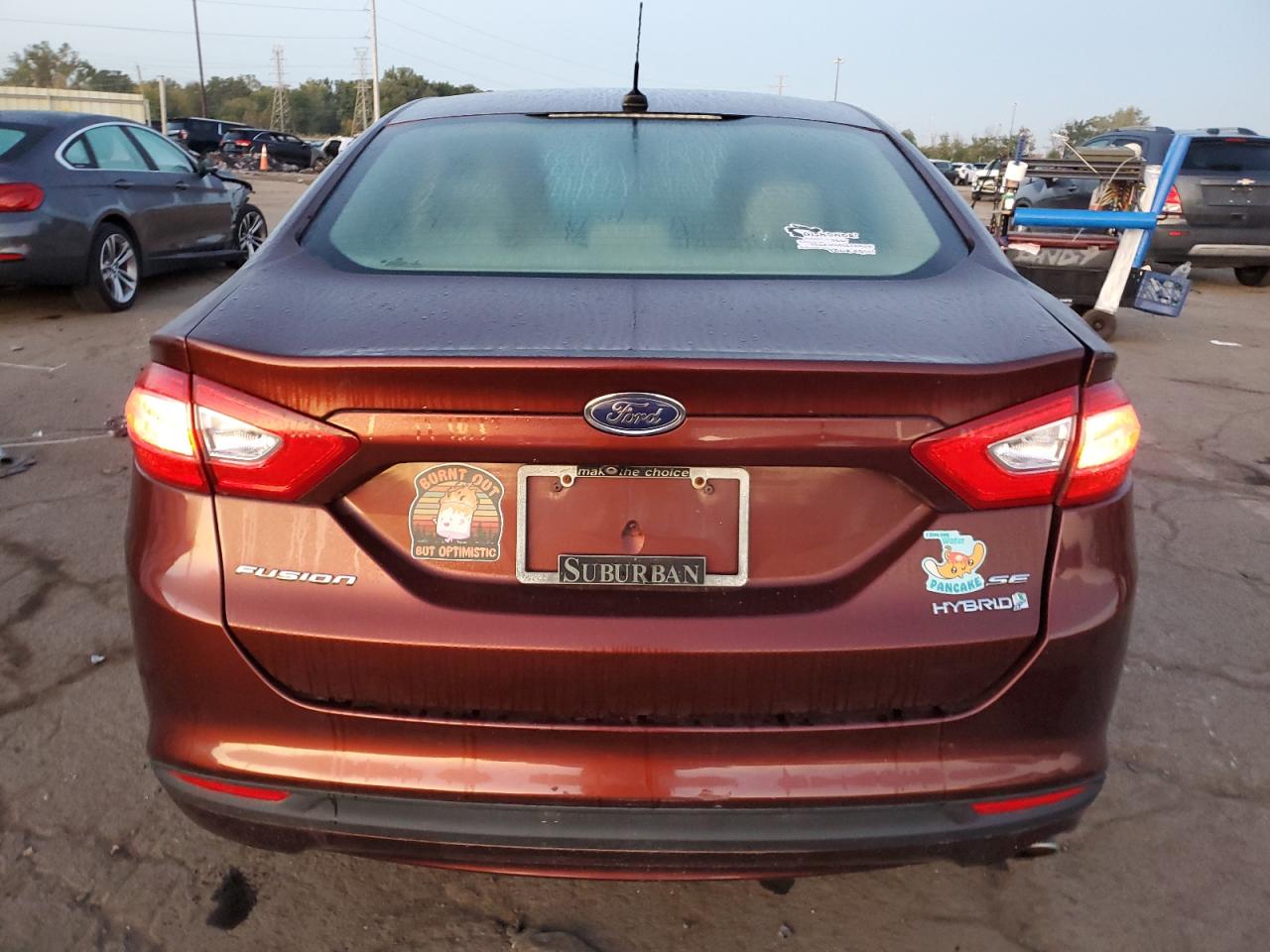 2015 Ford Fusion Se Hybrid VIN: 3FA6P0LU8FR204967 Lot: 84728795