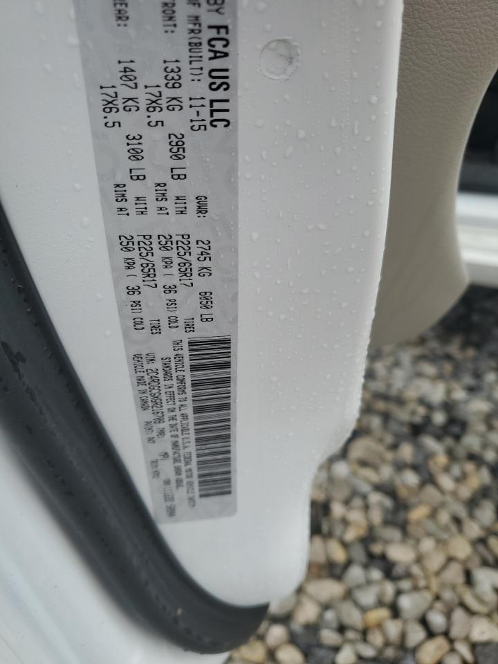 2016 Dodge Grand Caravan Sxt VIN: 2C4RDGCGXGR216709 Lot: 81778015