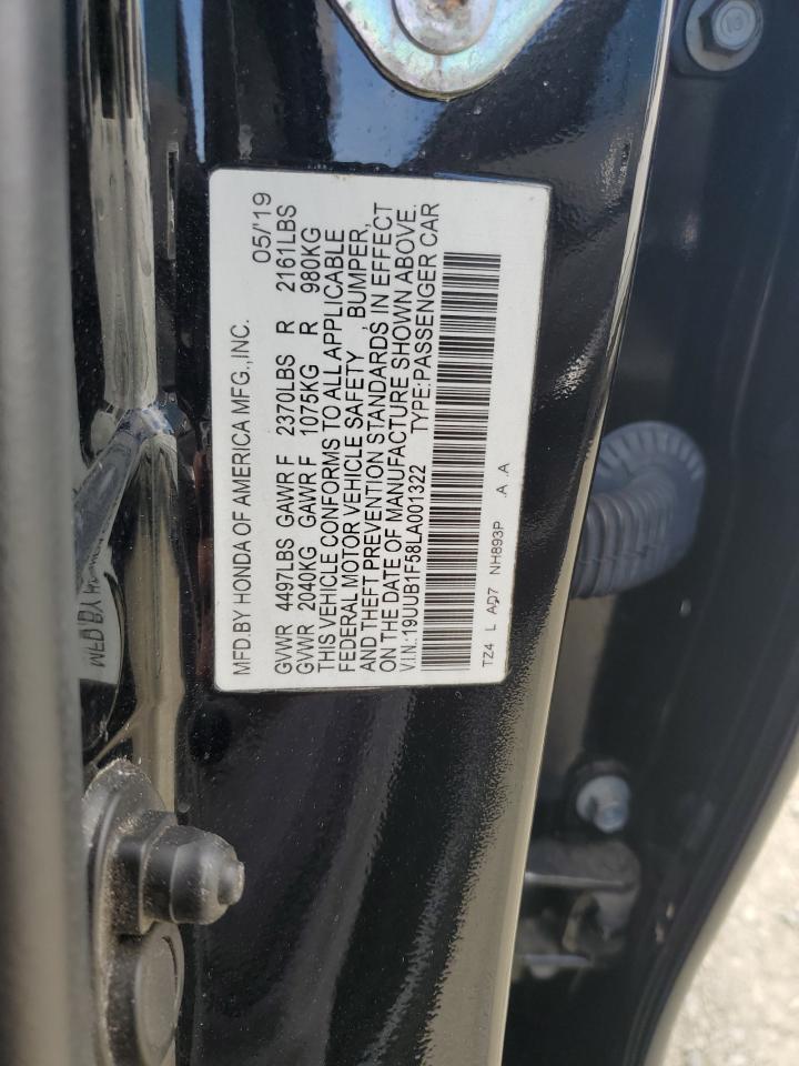 2020 Acura Tlx Technology VIN: 19UUB1F58LA001322 Lot: 82133385