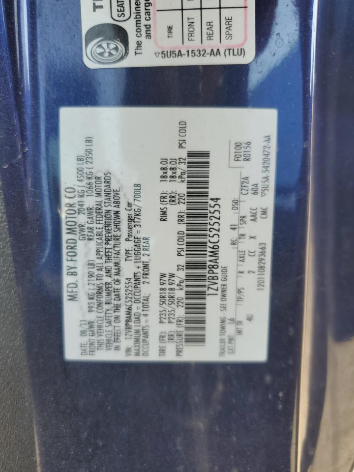 2012 Ford Mustang VIN: 1ZVBP8AM6C5252554 Lot: 72082805