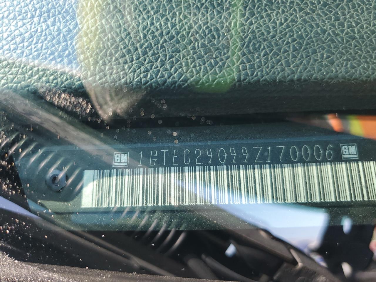 2009 GMC Sierra C1500 Sle VIN: 1GTEC29099Z170006 Lot: 81310715