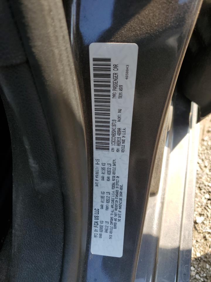 2016 Chrysler 200 Limited VIN: 1C3CCCAB2GN118719 Lot: 80371695