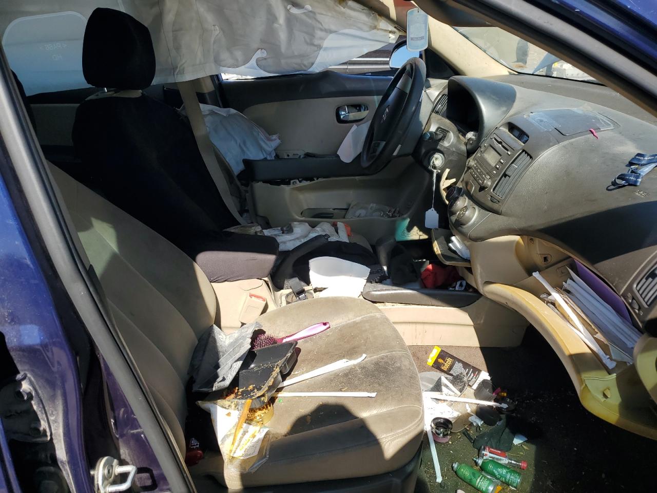 2010 Hyundai Elantra Blue VIN: KMHDU4AD1AU177807 Lot: 80618845