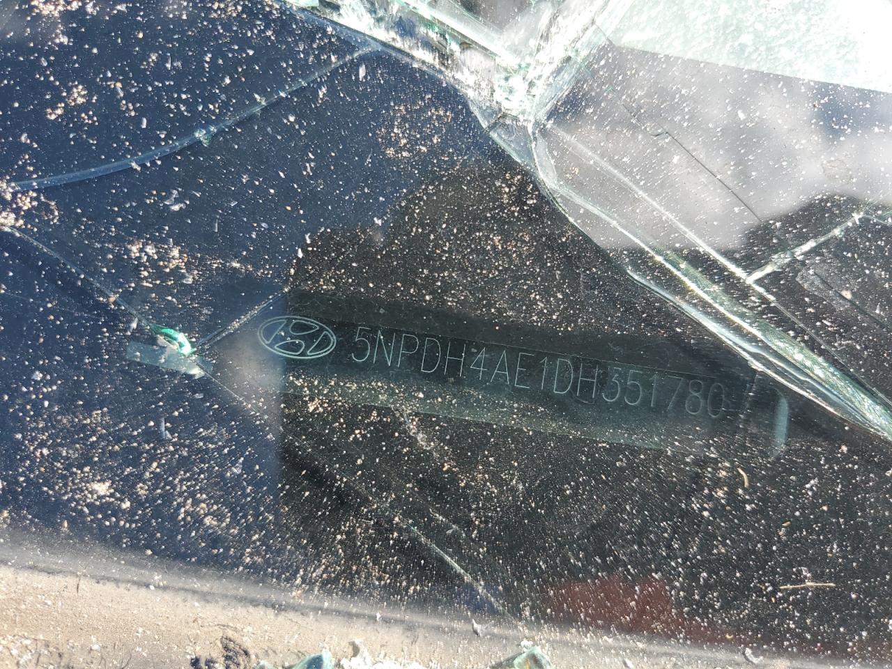 2013 Hyundai Elantra Gls VIN: 5NPDH4AE1DH351780 Lot: 81754285