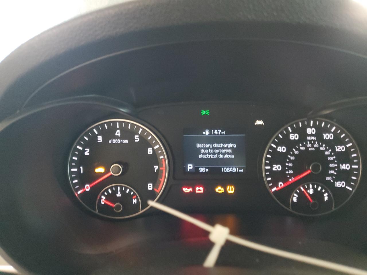 2019 Kia Optima Lx VIN: 5XXGT4L38KG366468 Lot: 80151495