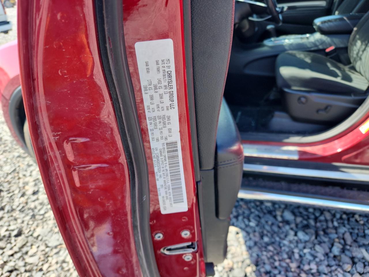 2013 Dodge Durango Sxt VIN: 1C4RDHAG0DC676264 Lot: 81916735