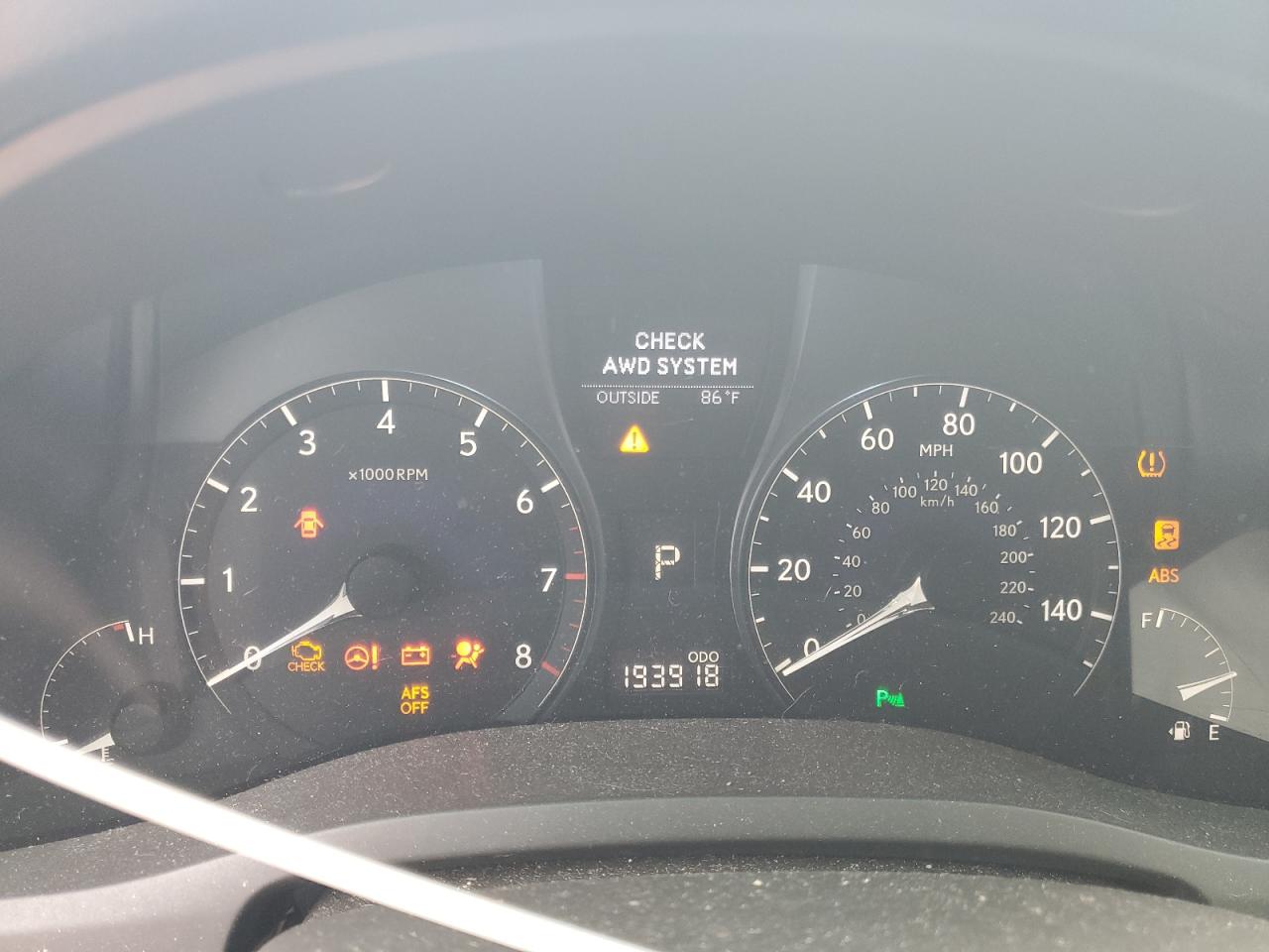 2010 Lexus Rx 350 VIN: 2T2BK1BA1AC063562 Lot: 84626045