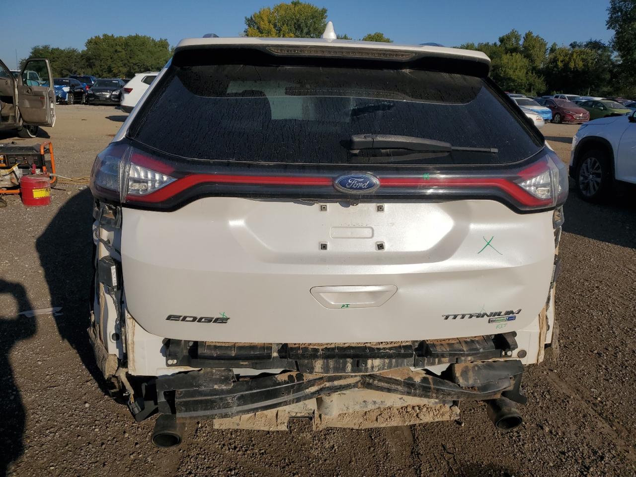 2015 Ford Edge Titanium VIN: 2FMTK4K98FBB06578 Lot: 83858485