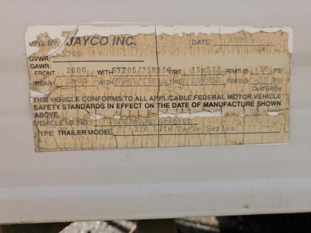 1999 JAYCO EAGLE LITE 210