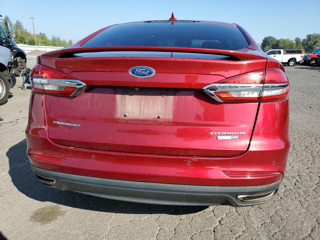2019 Ford Fusion Titanium VIN: 3FA6P0D97KR205158 Lot: 84047655