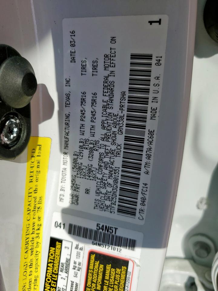 Фото: 5TFBZ5DN3GX001551